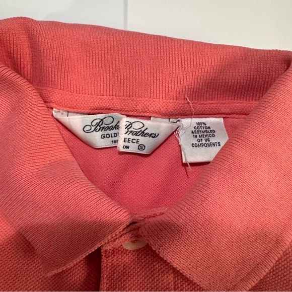 Brooks Brothers Vintage Coral Polo Shirt - Picture 4 of 7